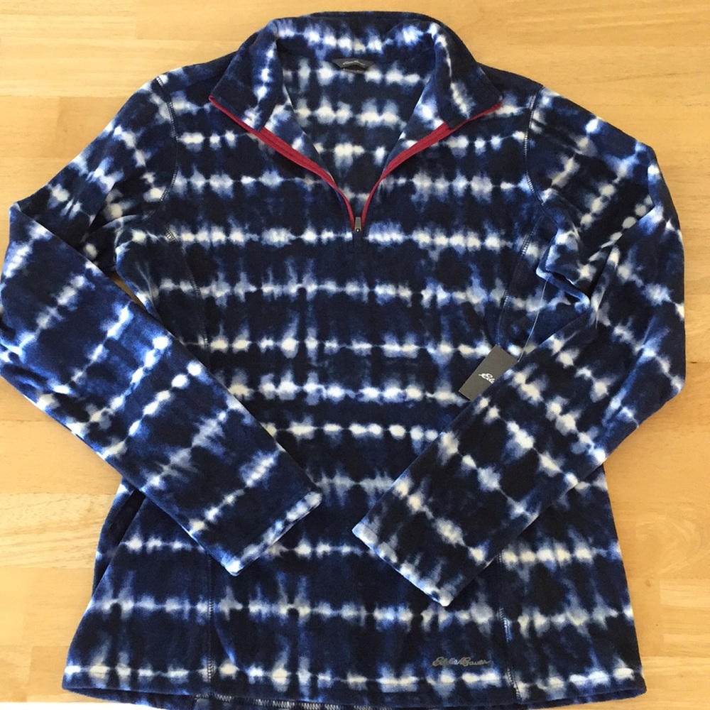 NWT Eddie Bauer Size Small Fleece Pullover
